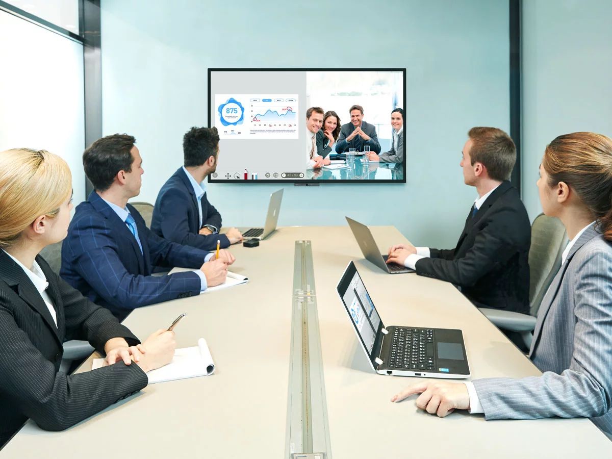 monitory interaktywne w biznesie